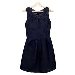 Candie’s Bordeaux Ribbed A Line Sleeveless Dress Black, Women’s Size Medium